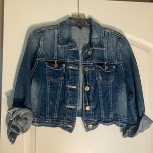 American Eagle cropped jean jacket